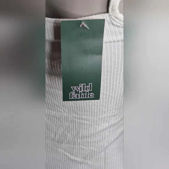 Wild Fable White Ribbed Bodysuit - Picture 11 of 12